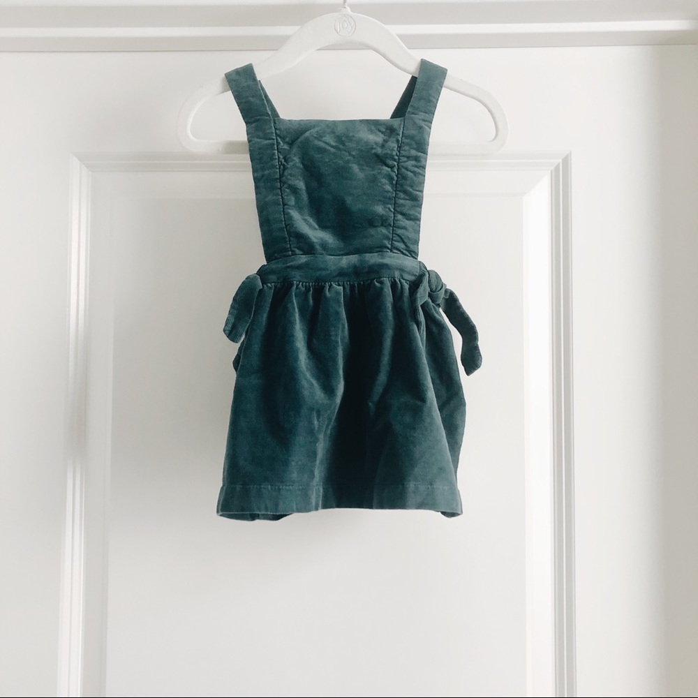 NWT Zara Velvet Suspender Skirt